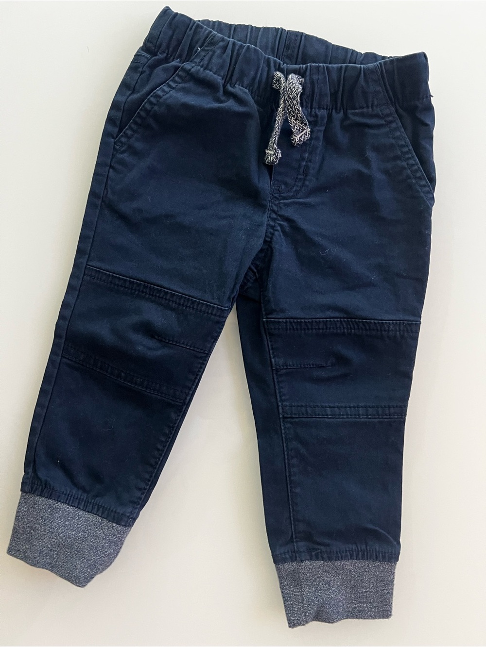 Cat & Jack Dark Navy Drawstring Jogger Pants for boys